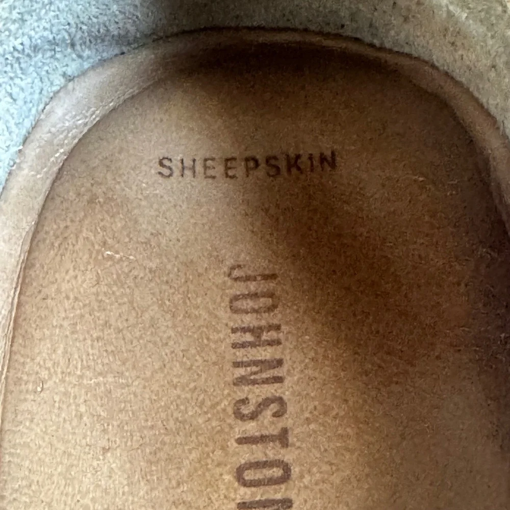 Johnston & Murphy XC4 Mens 9.5 M Brown Leather Sheepskin Lining Shoes 20-7258
